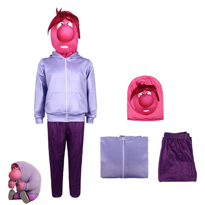 NewAnime Movie Inside Out Joy Cospaly Costume Joy Anger Fear Cos Outfits For Adult Halloween Stage Performance Costume