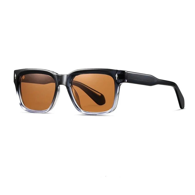 New Retro Square Polarized Men and Women Sunglasses Fashion Trend Big Size Driving Travel UV Protective Glasses
