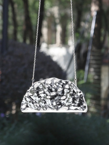 Stylish and sparkly womens evening bag acrylic scallop-shaped clutch wedding party designer chain shoulder bag/crossbody bag