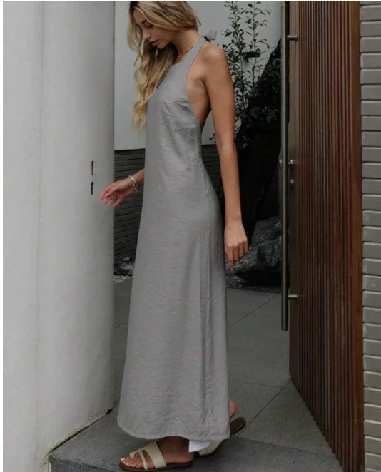 2024 Summer Women Backless Elegant Dress