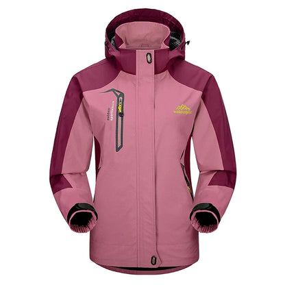 Women's Waterproof Hiking Jacket Windproof Windbreaker Camping Hunting Climbing Trekking Fishing Coat Outdoor Clothing