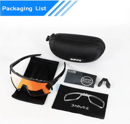 Photochromic Cycling Glasses UV400 MTB Clear Mountain Bike Transition Bicycle Sunglasses for Men Women Sports Eyewear