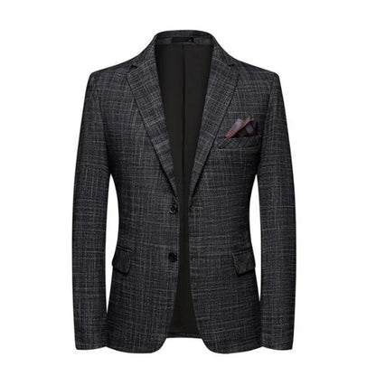 2025 Men's Slim Fit Business Casual Blazer High Quality Fashion All-in-One Banquet Korean Style Handsome Trend for All Seasons