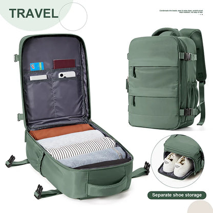 Lumin Backpack 42x18x29 Cabin Bag Travel Backpack for Men Women Hand Luggage Leisure Laptop Backpack mochila para viaje cabina