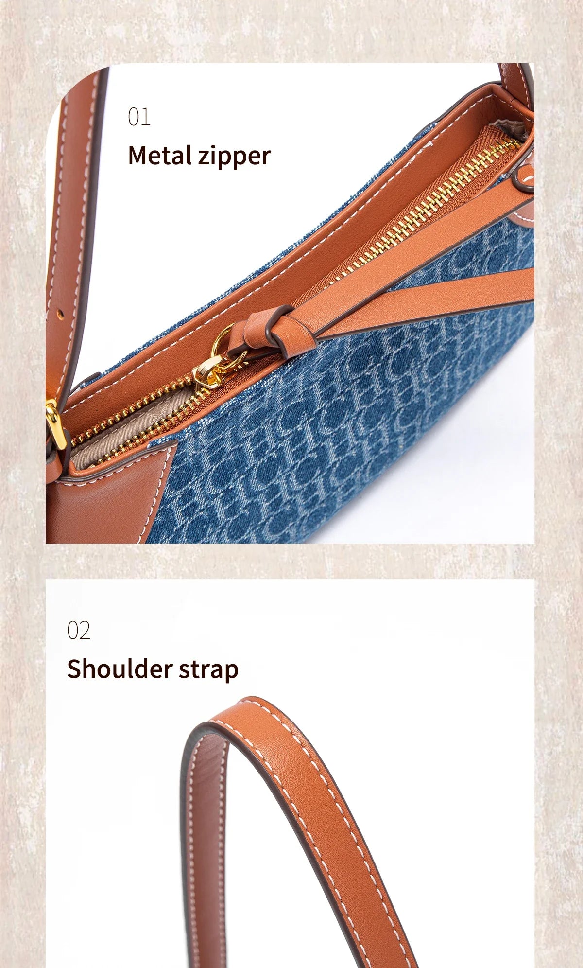 Women's Handbag Summer New Portable Phone Bag Women's Party Bag Cowboy Handbag