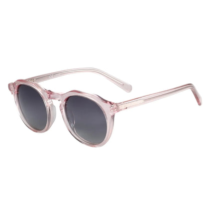 Vintage Round Polarized Sunglasses for Men Women UV400 Protection Sun Glasses