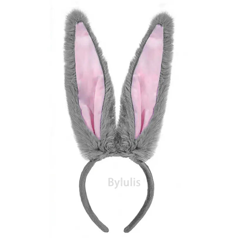 New Judy Zootopia Bunny Costume Cosplay Headband Halloween Party Clothes Disguise Cartoon Zootropolis Roleplay Fantasia Outfits