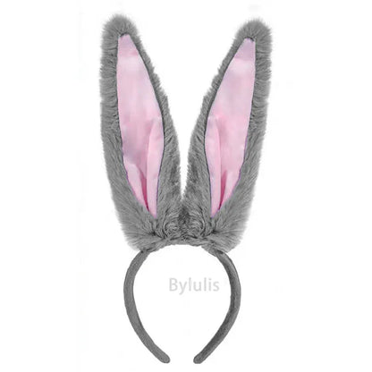 New Judy Zootopia Bunny Costume Cosplay Headband Halloween Party Clothes Disguise Cartoon Zootropolis Roleplay Fantasia Outfits