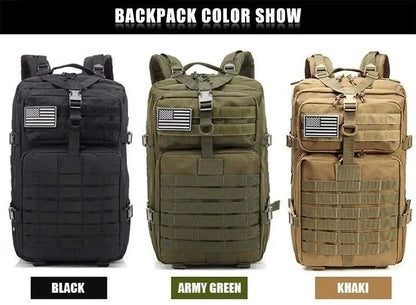 45L Man Tactical Backpacks Outdoor Traveling Bags Outdoor 3P School Pack EDC Molle Pack For Trekking Hunting Bag