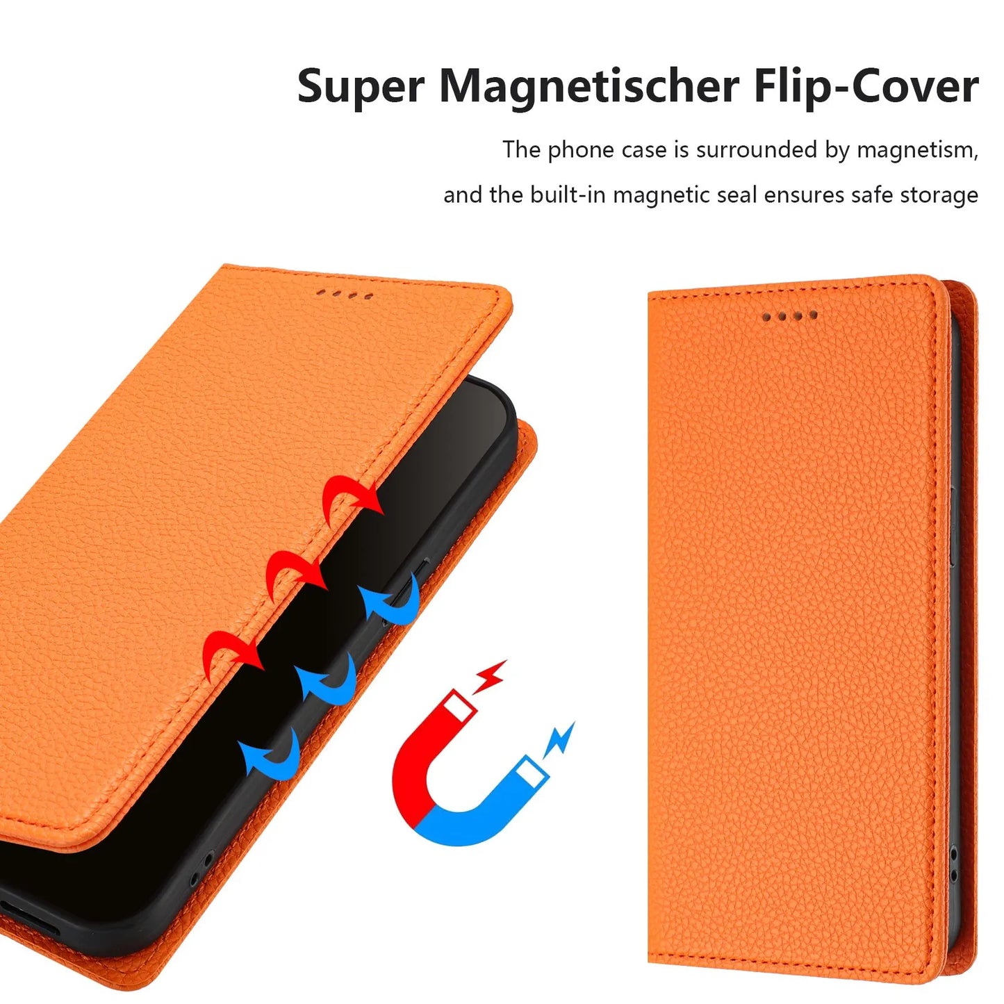 Flip Case For iPhone 16 Pro 15 14 Plus 13 11 Pro Max 12 Mini XR XS 7 8 6S Card holder Magnetic Leather Wallet Satnd Phone Cover