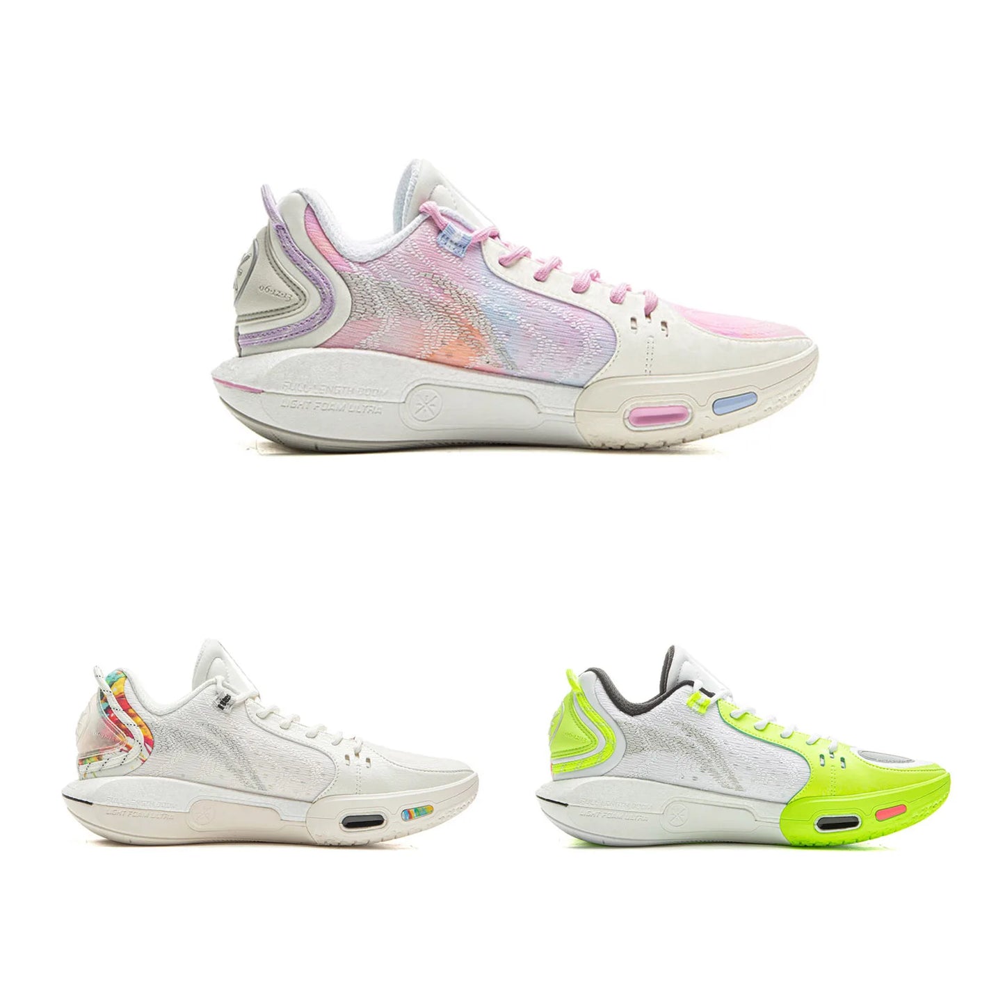 Men's WADE SHADOW 7 On Court Basketball Shoes BOOM Cushion Wearable Anti-slip LiNing Stable Sneakers ABPV011