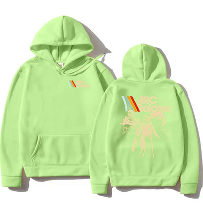 ARC Raiders Striped Hoodies ARC Hot Game Survival Evolved Sweatshirt  Gifts for Gamer Clothes Unisex Vintage Game Lovers Hoody