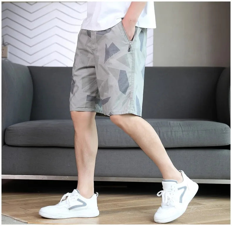 Big Size Men's Casual Shorts Light Weight Cotton Shorts Summer Running Breathable Sweat Shorts