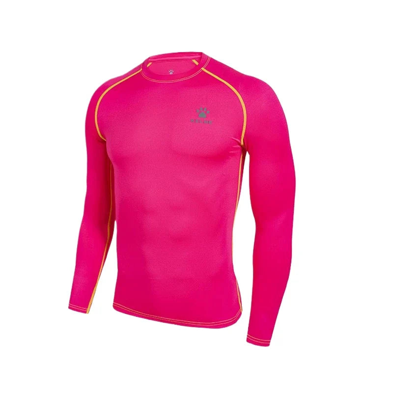Men's Running T-shirts Compression Shirts Bodybuilding Sports Tights Long Sleeves Exercise Workout Fitness 3891113
