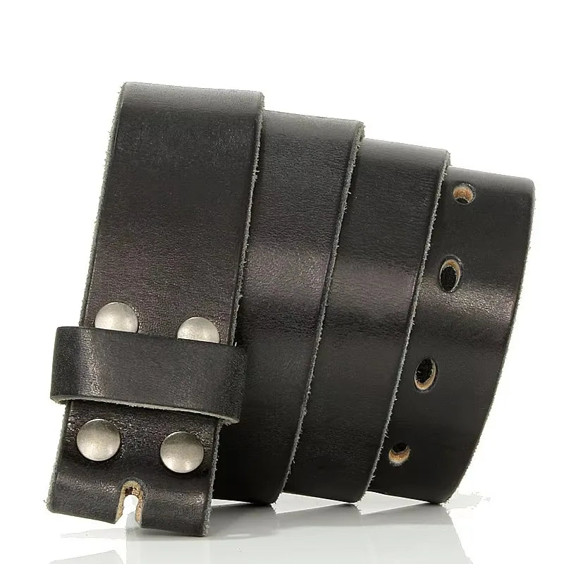 3.8cm width Designers Luxury Brand Belts for Mens High Quality Pin Buckle Male Strap Genuine Leather Waistband,No Buckle