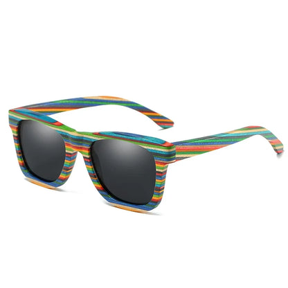 Natural Bamboo And Wooden Sunglasses VIP Manual Polarized Glasses Luxury Brand Environmental Degradable Glasses Gift Box