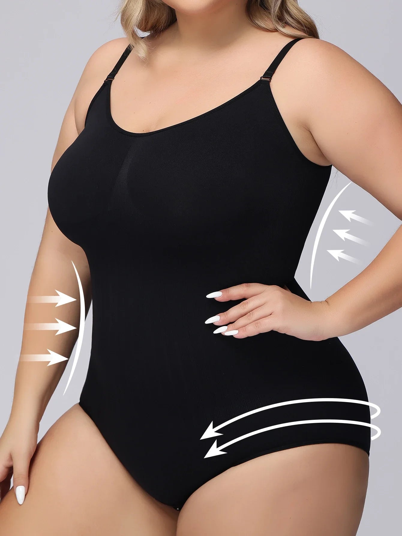 Women Full Tummy Control Bodysuit Shapewear Hip Butt Lifter Body Shaper Corset Thigh Reductive Slimming Waist Trainer Underwear