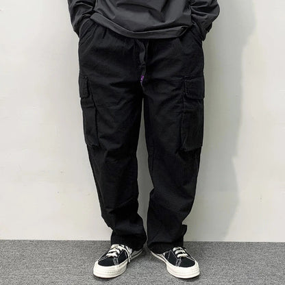 High Quality Cotton Cargo Pants Mens Clothing Plus Size Casual Pants Japanese Harajuku Casual Tactical Joggers Baggy Trousers
