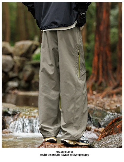 Outdoor Hiking Pants Male Waterproof Windproof Climbing Paratrooper Trousers Autumn Wear-Resistant Camping Cycling Cargo Pants