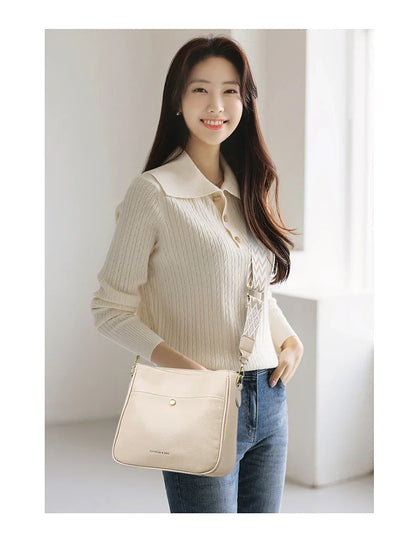 100% cowhide brand shoulder Bag Large capacity For luxury designer handbag women Handbags leather single shoulder straddle bag