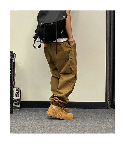 Plus Size Japanese Streetwear Oversize Cargo Pants Men Clothing Harajuku Casual Joggers Korean Hip Hop Baggy Trousers Male