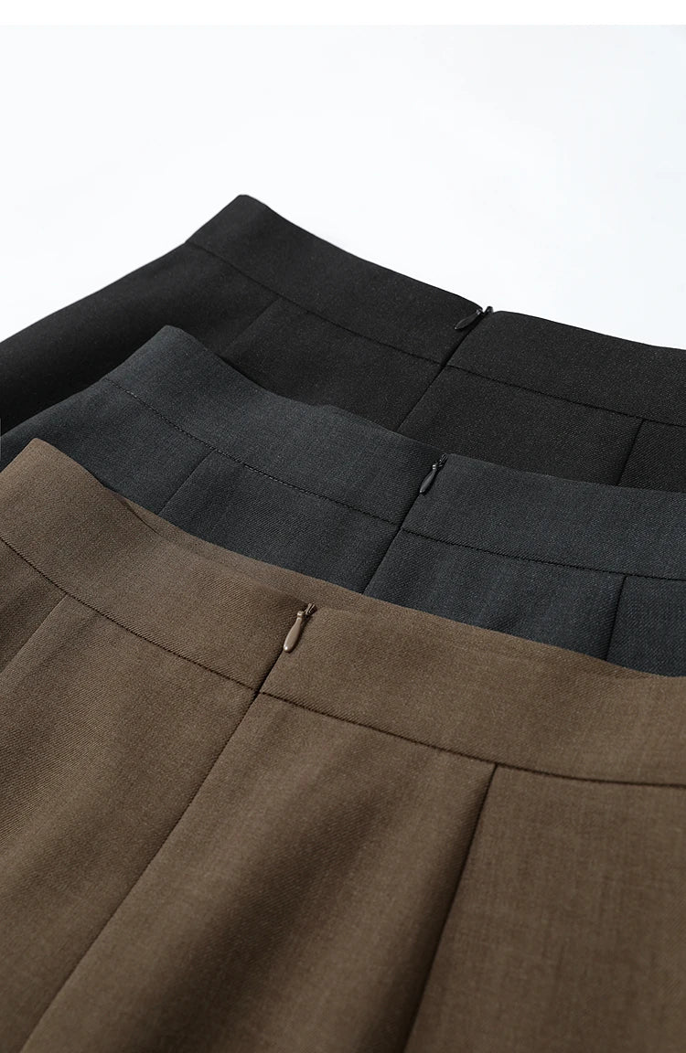 Mini Skirt 2026 Spring New Elegant Commuter Versatile Short Skirt A-Line Color-blocking Splicing Women's Clothing 12621021
