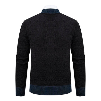 Vintage Men Knitted Sweaters Cadigan Men's Casual Fashion Button Up Cardigans Jackets Autumn Winter Jumper Coat