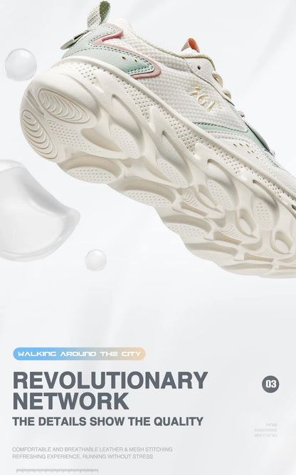 Women Running Sport Shoes Lightweight Non-Slip Shock-absorption Breathable Mesh Girl Sneaker Female 682232212