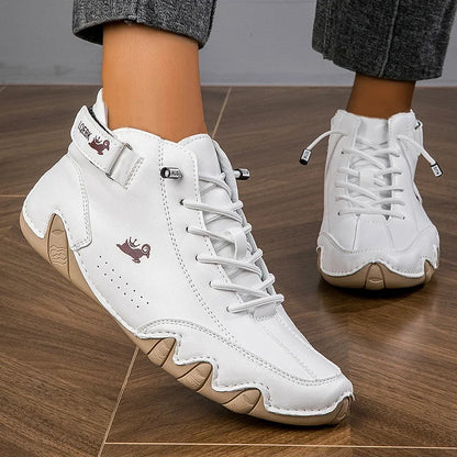 Outdoor Hiking Shoes with Wear-resistant High Top Design Sports Shoes with Comfortable Foot Feel Casual Life 2025 White Boots