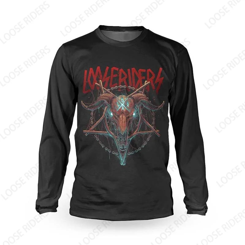 2023 loose riders mtb shirt BMX mountain bike men's quick dry jersey off-road DH motorcycle jersey enduro quick dry jersey