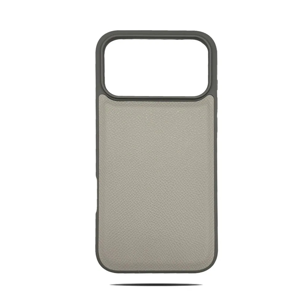 Ultra Thin Epsom PU Leather Magnetic Phone Case Non-Slip Grip Anti Fingerprint Phone Cover for iPhone 17 Pro 17 Pro Max