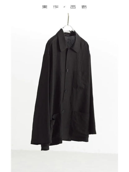 Women's Linen Shirt Jacket, Loose-Fitting Stylish Top, New Style for Spring/Summer 2026