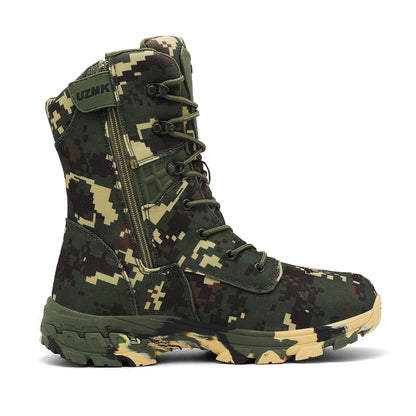 New Men Tactical Boot Combat Anti-Slip Brand Unisex Breathable Special Force Size Plus Army Boots Male Military Motorcycle Shoe
