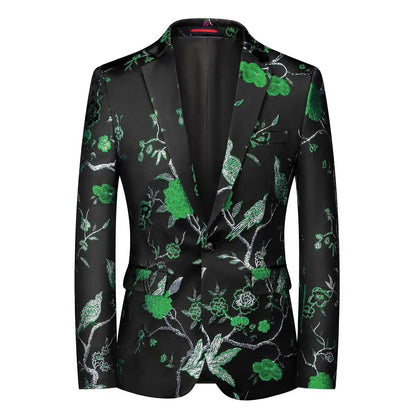 2026 New Red Men's Suit Jacket, Wedding Brands Dress Coat, Stylish Slim Man Costume Homme Single-Breasted Asian Sizes  Blazer