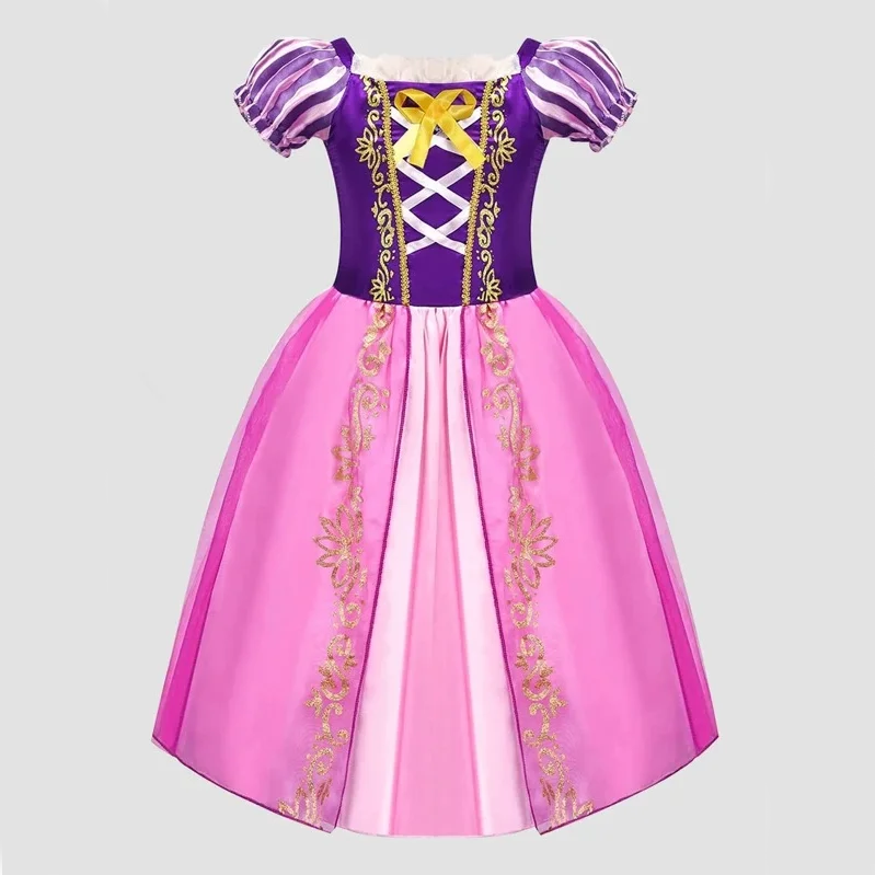 Kids Princess Dress Variety Set for Girl Cosplay Halloween Birthday Party Costume Gown 2-8Y Vestido Girls Birthday Gifts