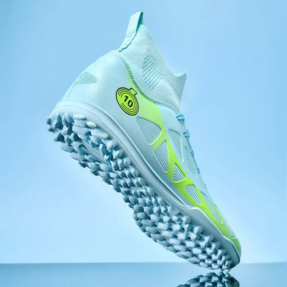 Professional Sports Football Shoes TF Broken Nail Teenagers Durable Wear Resisting Training Shoes Adult High-Tops Soccer Shoes