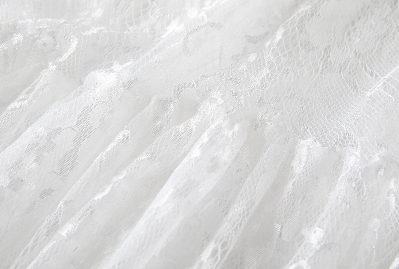 Lace Jacquard Transperant Skirt Women Summer New High Waist Sexy Casual Long Skirts 2025 Streetwear Fashion White Maxi Skirt