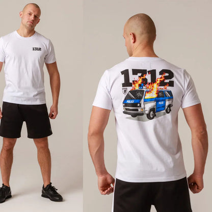 ACAB Police Car Hooligans Ultras Men Women T-shirt Outdoor Street Casual Fashion Hip-hop Rock Pure Cotton Short-sleeve Clothing