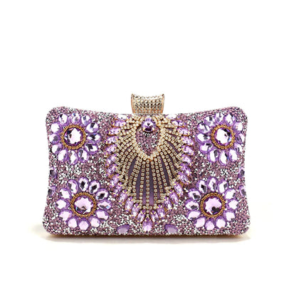 Tassel Women Evening Bags Diamonds Small Day Clutch Luxury New Chain Shoulder Handbags For Party Holder Purse