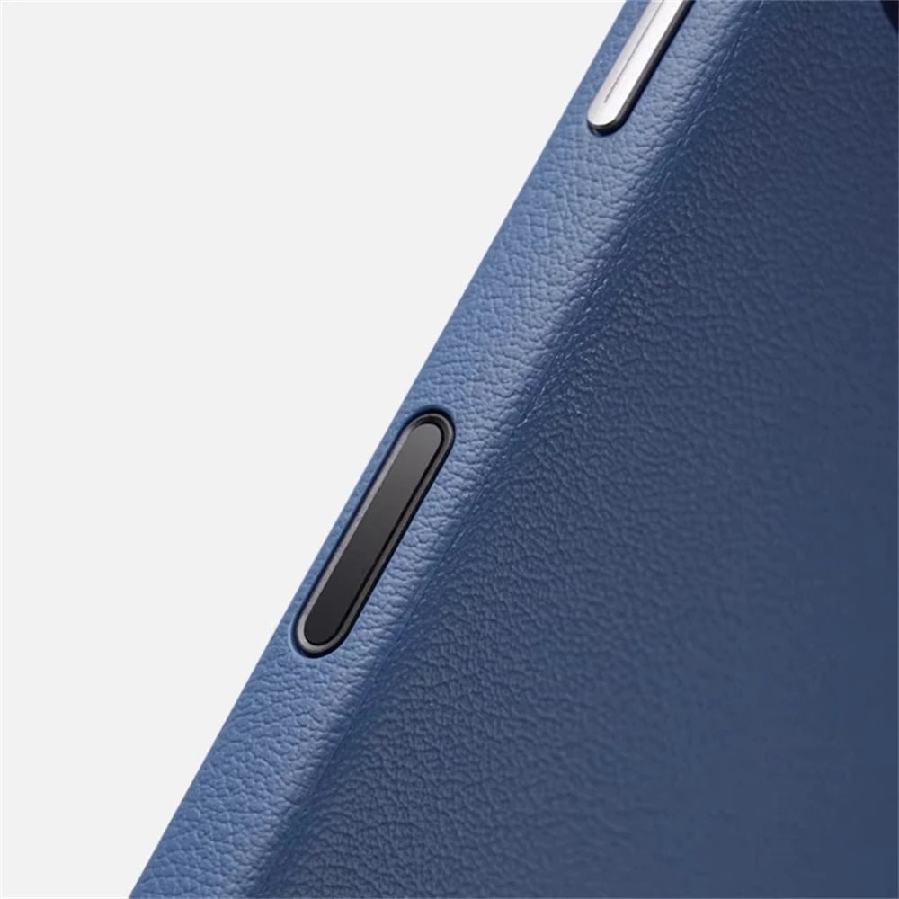 Luxury Business Shockproof PU Leather Camera Button Case For iPhone 17 Pro Max Air For Magsafe Magnetic Wireless Charging Cover