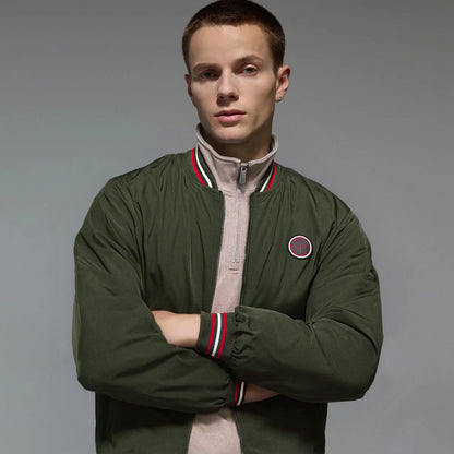 Men's Jacket Autumn Fashion Versatile Windproof Thin Men's Jacket Casual American Street Classic Badge Design Men's Coat