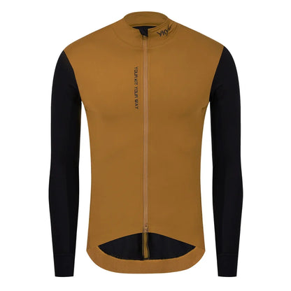 YKYW Men's Windproof Waterproof Long Sleeve Cycling Jacket MTB Bike Coat Bicycle Sports Windbreaker Double Zipper Cycling Jersey