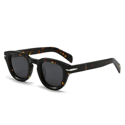 Fashion Thick Plate Acetate Lunette De Soleil Homme Retro Square Frame Personality Polarized Sunglasses Sunglasses Woman 2025