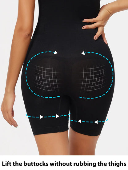 Women's One-Piece Tight Buttocks Control Lifting Shaping Shapewear Bodysuit Device High Waist Training Tight Fitting Clothing