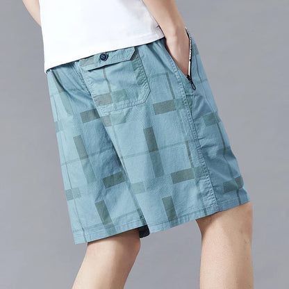Summer Men's Beach Shorts Loose Casual Sports Jogger Shorts Big Size 6XL Man Print Shorts Swimsuit Quick Dry  Board Shorts