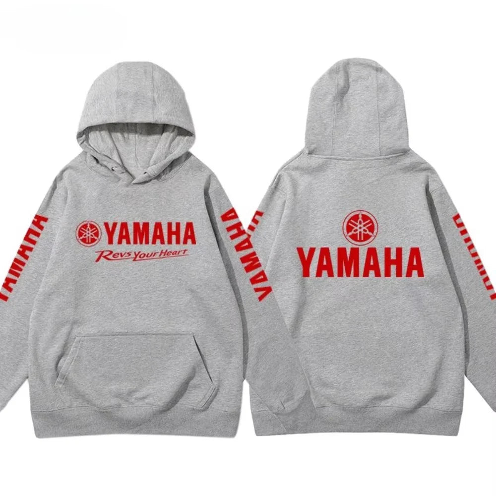 2025 Yamaha printed high-quality hoodie autumn and winter comfortable casual breathable warm men's long-sleeved sweater shirt