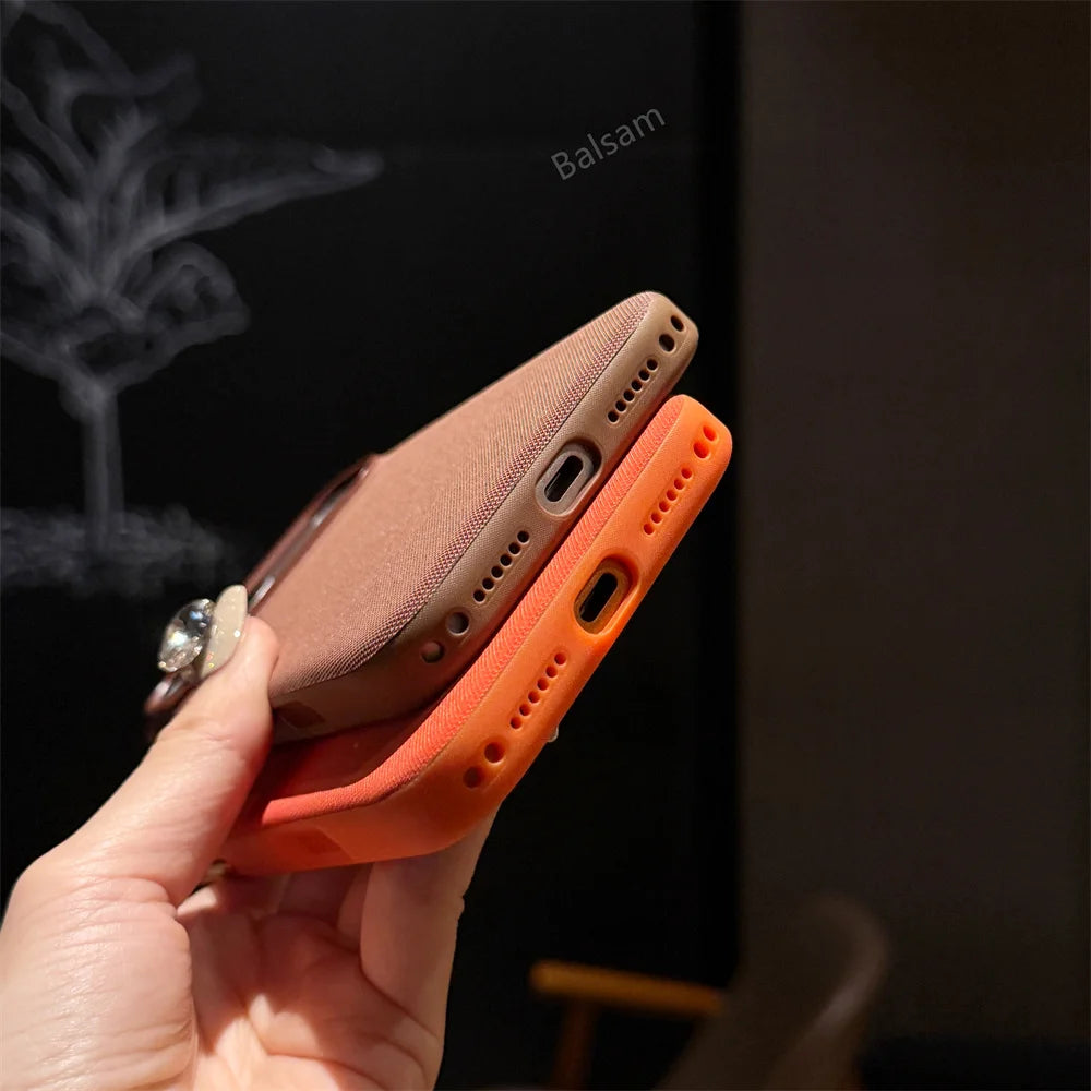 Luxury Tech Woven for Magsafe Magnetic Case for Iphone 17 Air 16 15 Plus 14 13 12 11 Pro Max TechWoven Wireless Charging Cover