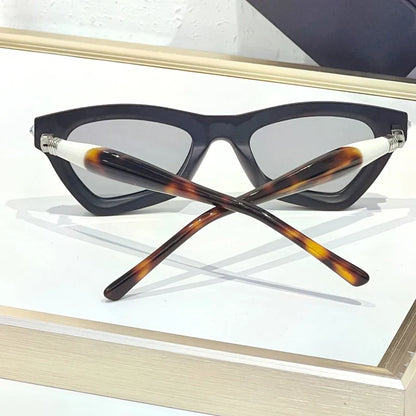 Cat Eye MaskeJ7 Handmade Classical Sunglasses Thick Acetate Irregular Germany Brand Design Luxury Fashion Trendy UV400 Men Women