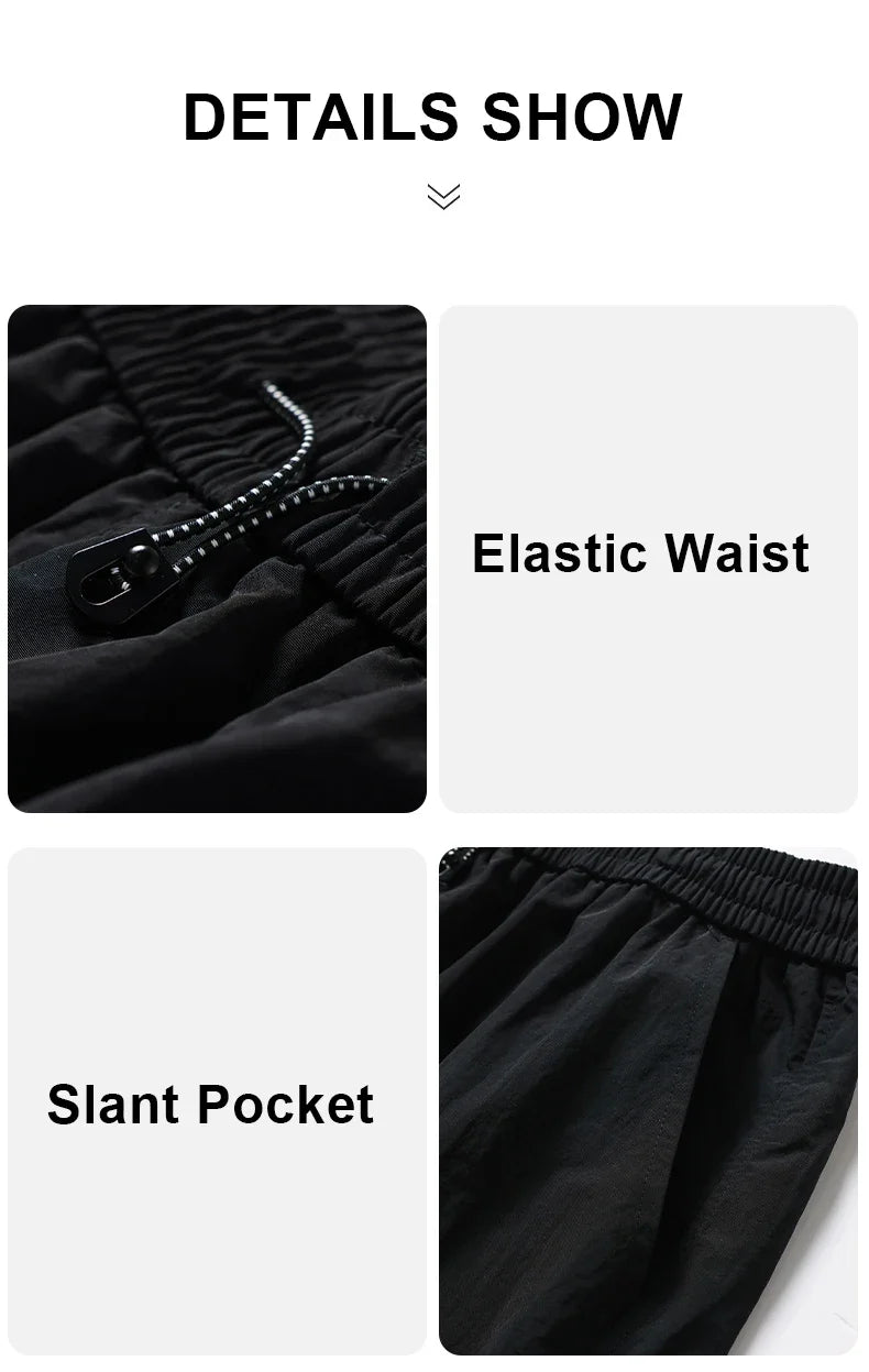 Men's Water-repellen Hiking Pants Quick Drying Fashion Cargo Pants Breathable Trousers Fishing Camping Outdoor Sport Pants