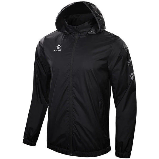 Men's Waterproof Jacket  Windbreaker Soccer Training Lightweight  Training  Outwear Quick Dry Coat  8163WT1001